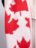 CANADA MAPLE LEAVES LOOP SCARF